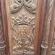 Large buffet / carved oak wardrobe – Neo-Gothic decor –