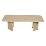 Travertine coffee table
