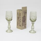 Roemer wine glasses by Josed & Eva Flek, Novy Bor Czechoslovakia.
