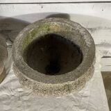 Pair of concrete planters