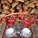 Rattan bedside