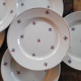 Lunéville KG – assiettes dessert – années 1940