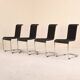Chaises tubulaires cantilever, modèle B20, Tecta, 1980’s 