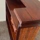 Vintage wooden and rattan counter bar