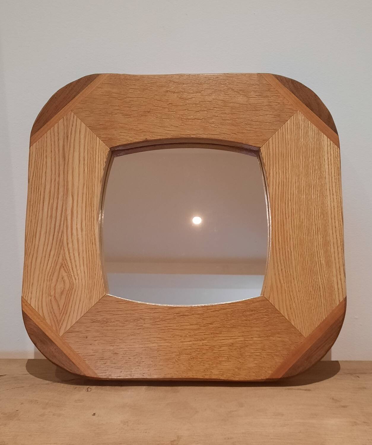 Wooden mirror