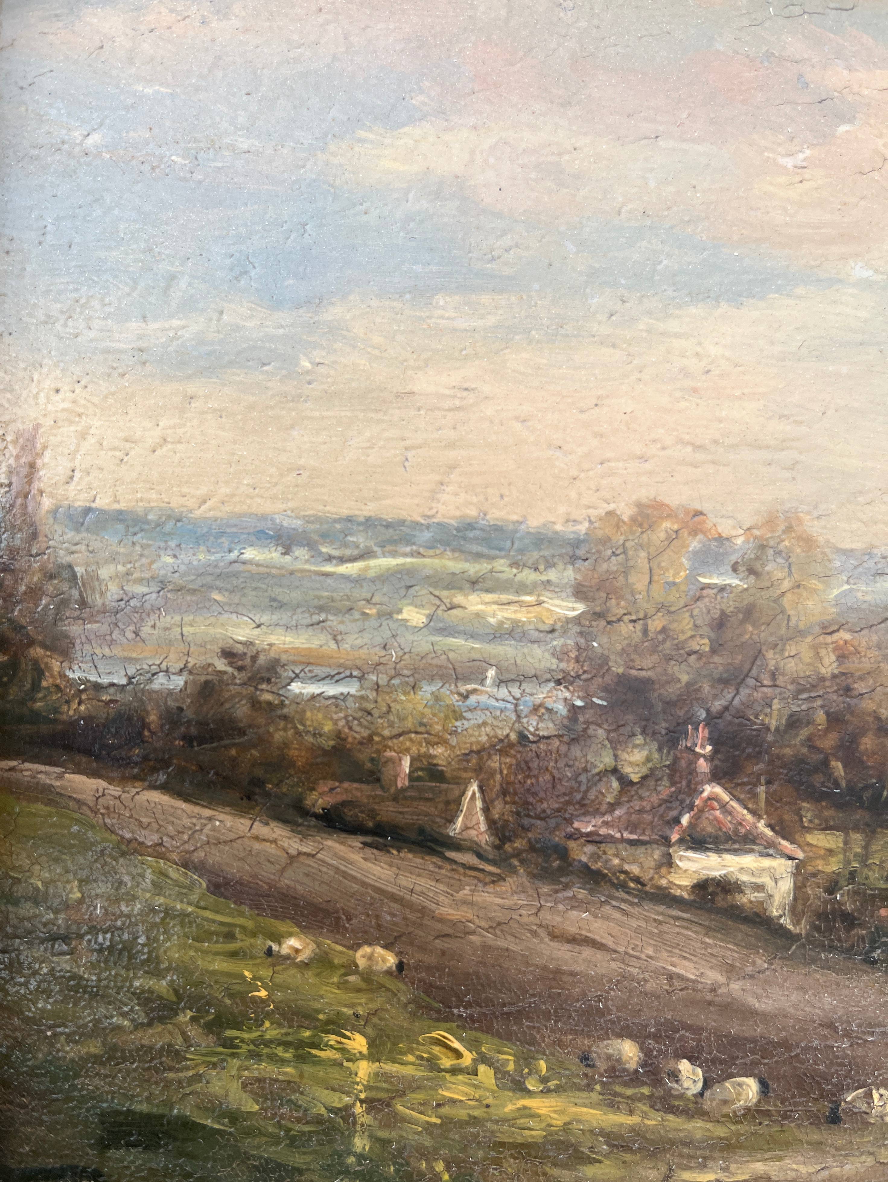 Hsp painting english artist john moore (1820-1902) animated landscape