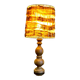 Vintage / bohemian chic wooden lamp