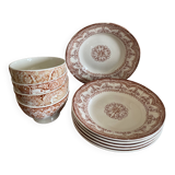6 soup plates and 4 bowls Gilman Portugal