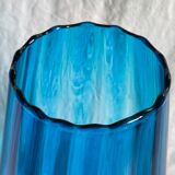 Vase Murano bleu vintage