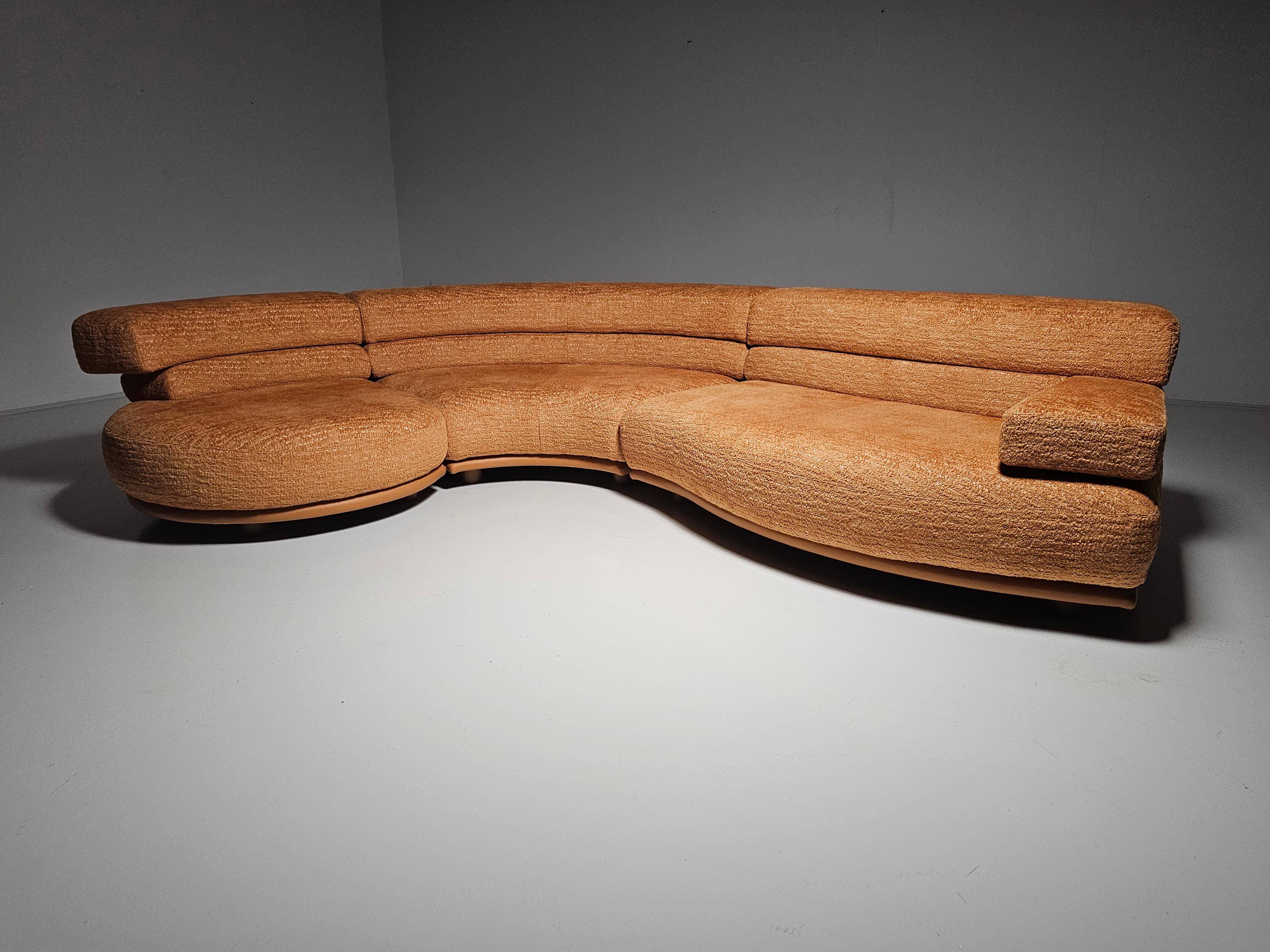 Sculptural canapé by Wiener Werkstätte, Austria, 1980s