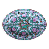Plat ovale décor chinois