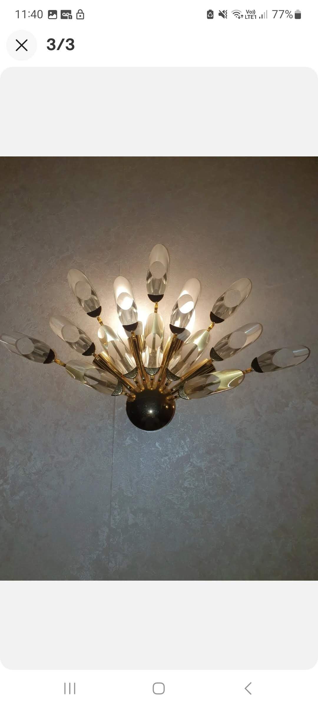 Vintage crystal chandelier
