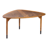 Table basse vintage en noyer