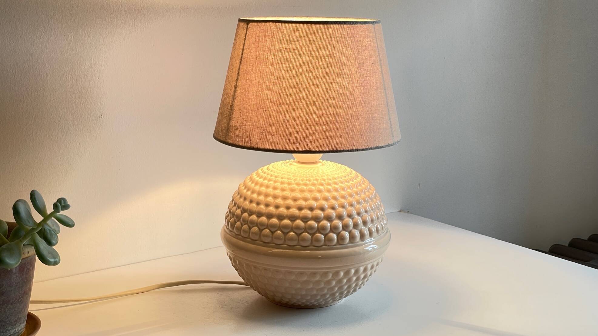 Vintage ceramic lamp