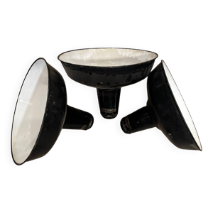 3 abats jour industriel