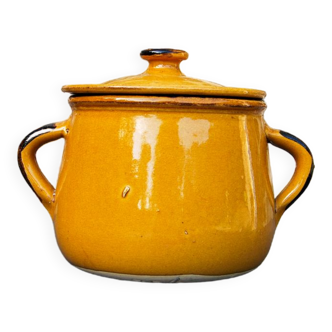 Yellow Ceramic Pot