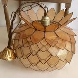 Capiz's mother-of-pearl and brass