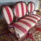 Exceptional Three-Seater Sofa Napoleon III - Triple Medallion - Style