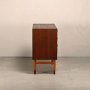Commode en teck et hêtre de Børge Mogensen, Søborg Møbler