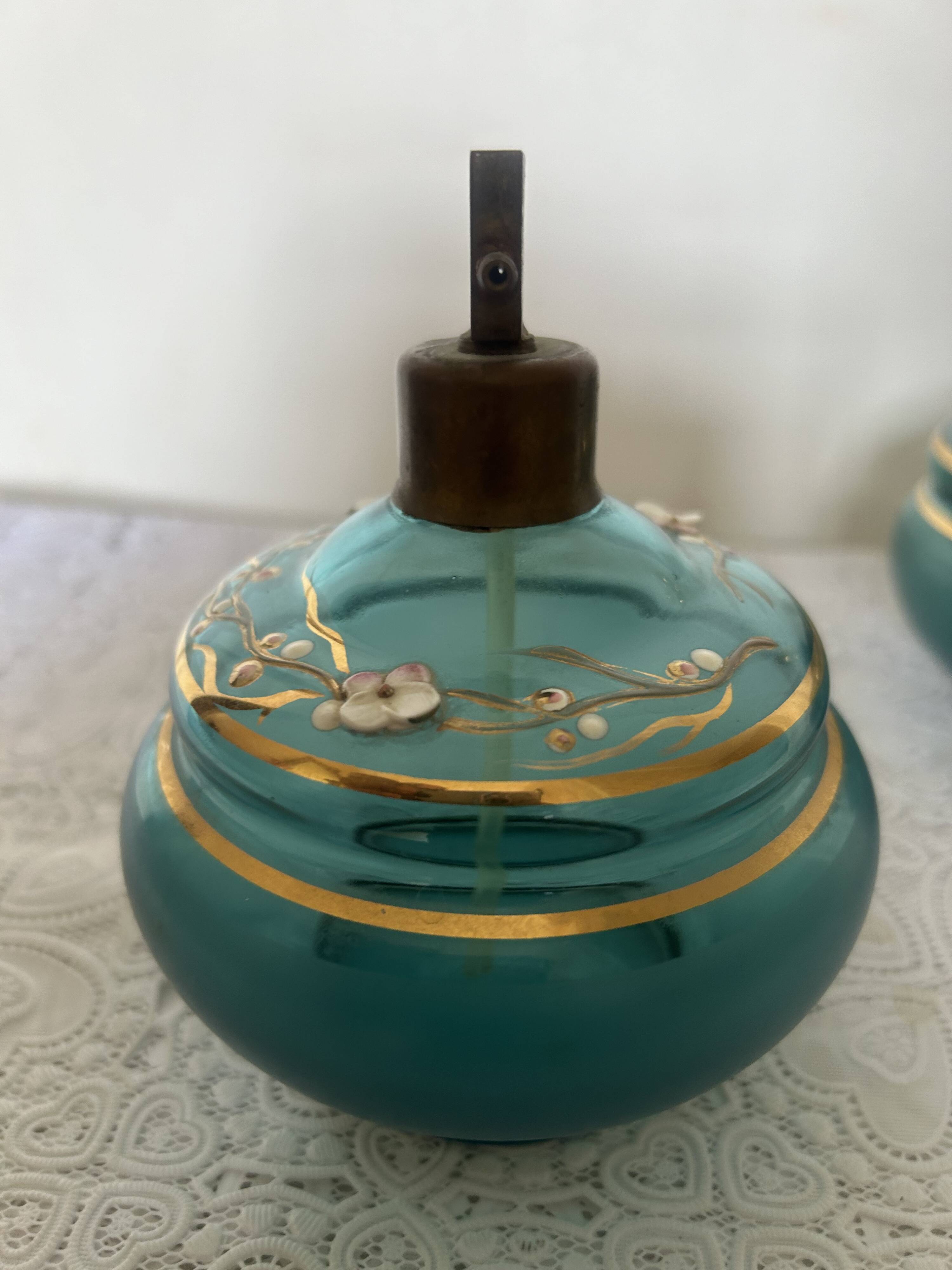 Antique bottle and pot