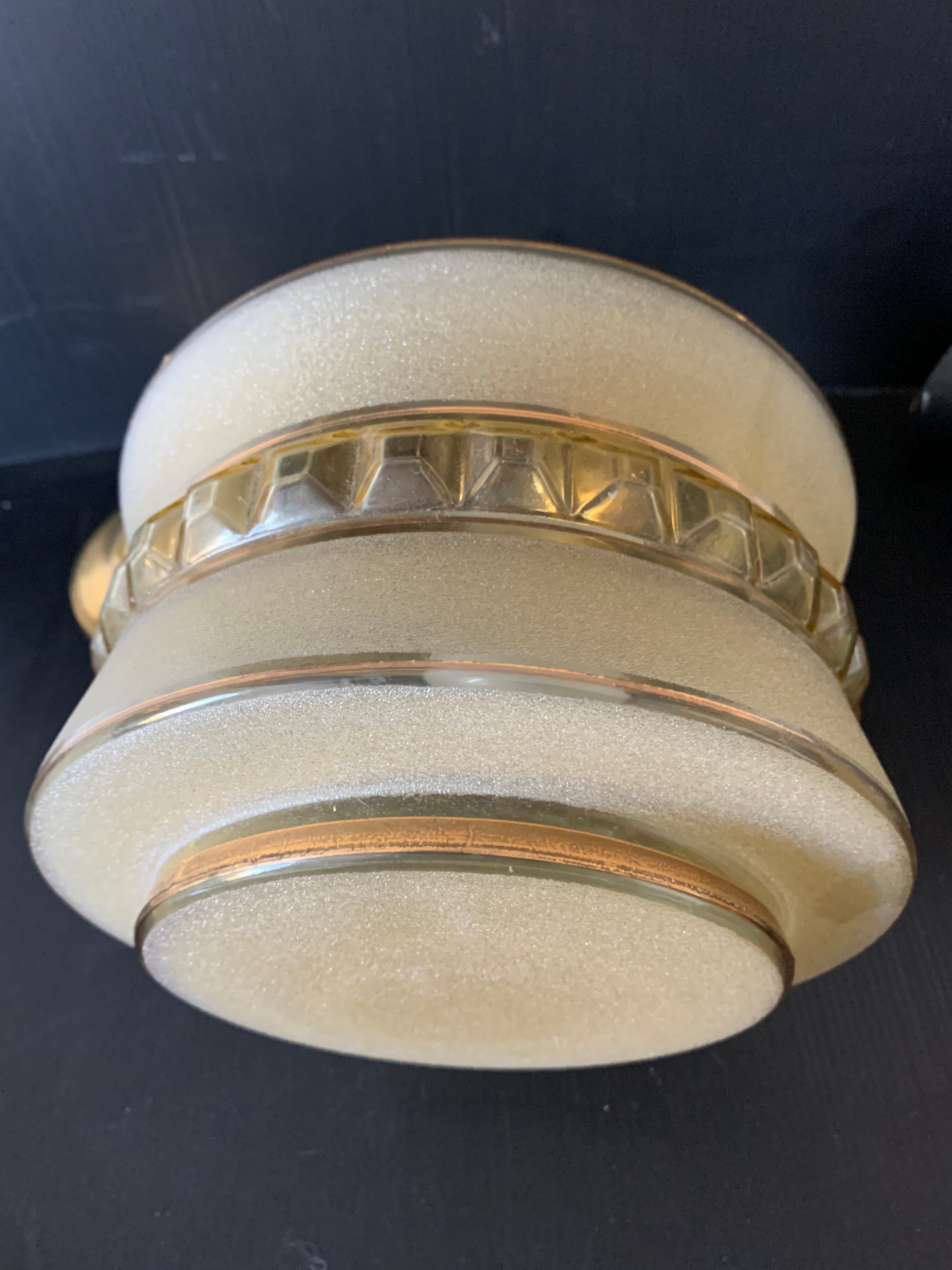Vintage globe suspension