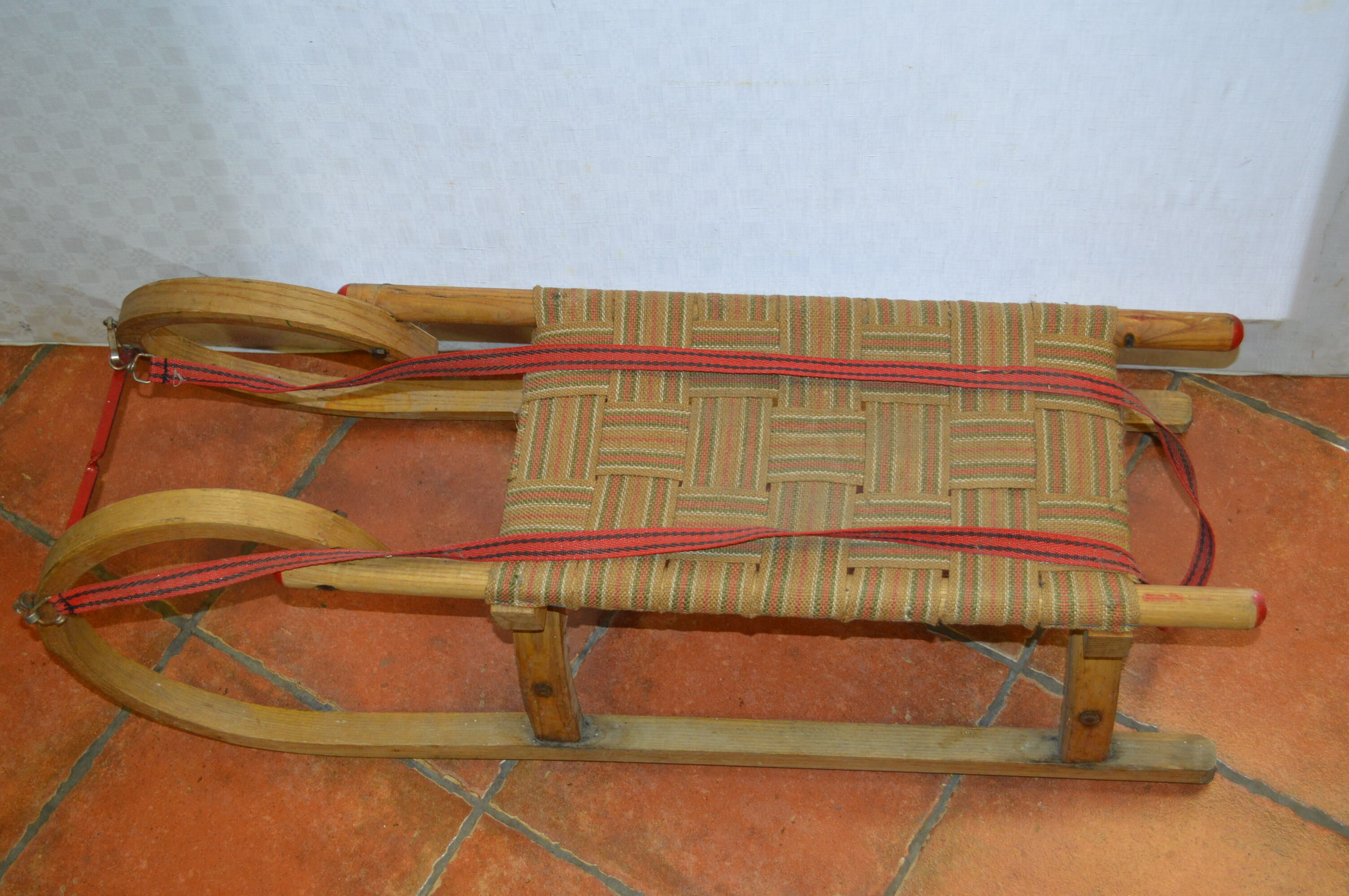 Vintage wooden sledge