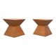 Pyramid Laminated side tables 1970s Holland