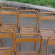 Set de 10 chaises de bistrot métal Tolix T1