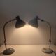 Pair of vintage Jumo GS1 desk lamps