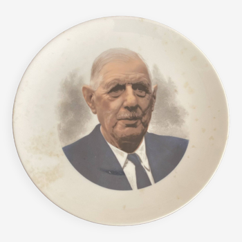 Charles de Gaulle plate, Royal Tettau limited edition