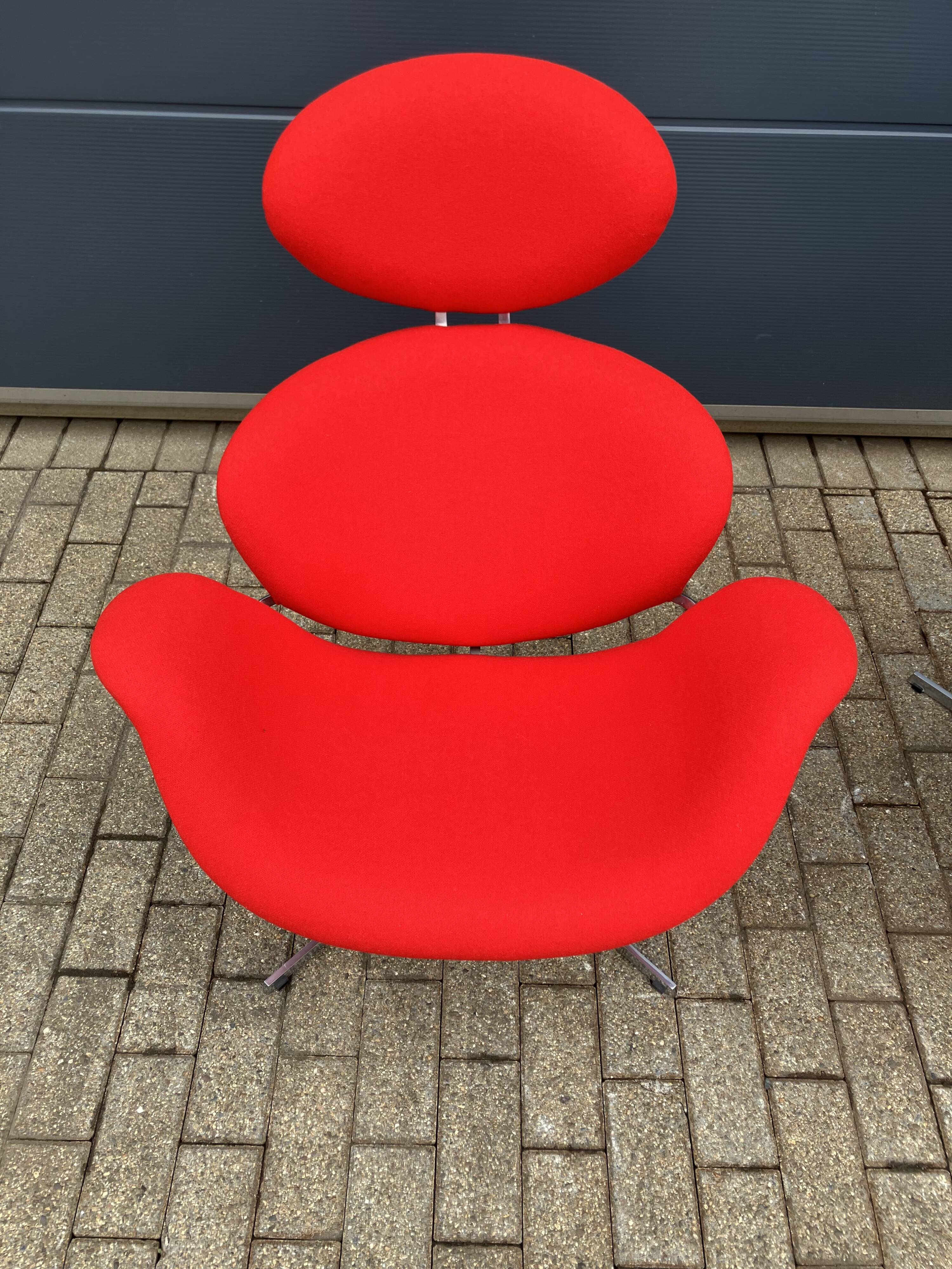 2x Artifort Pierre Paulin Big Tulip 1st edition terug in Nieuwstaat!!