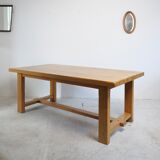Solid oak farmhouse table