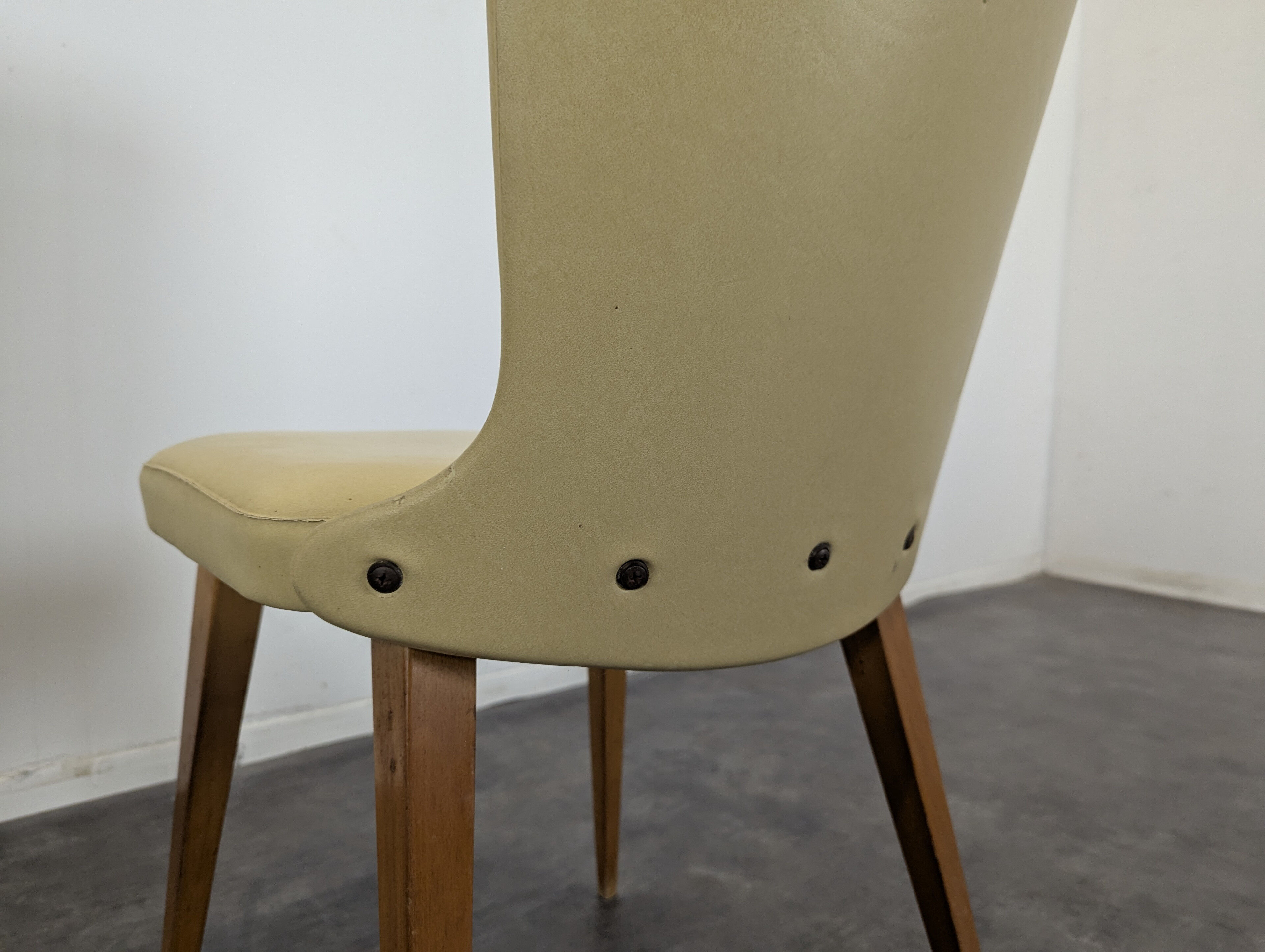 Paire de chaises en sky années 60