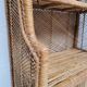 Vintage Rattan Bookcase