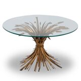 Hans Kogl style Ear of wheat coffee table. 1970s.