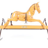 Vintage english handmade childs rocking horse