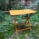 Table de jardin pliante en métal