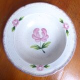 Assiette creuse en faïence Niderviller