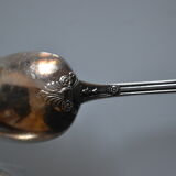 12 small spoons metal silver monogram sm