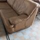 Designer leather sofa