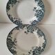 Duo of Moulin des Loups & Hamage plates, Marie-Louise model
