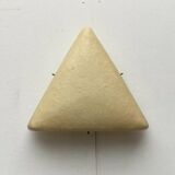 Mid-Century Minimalist Triangular Ceiling Lamp in Fibreglass, 1960s