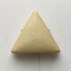 Mid-Century Minimalist Triangular Ceiling Lamp in Fibreglass, 1960s