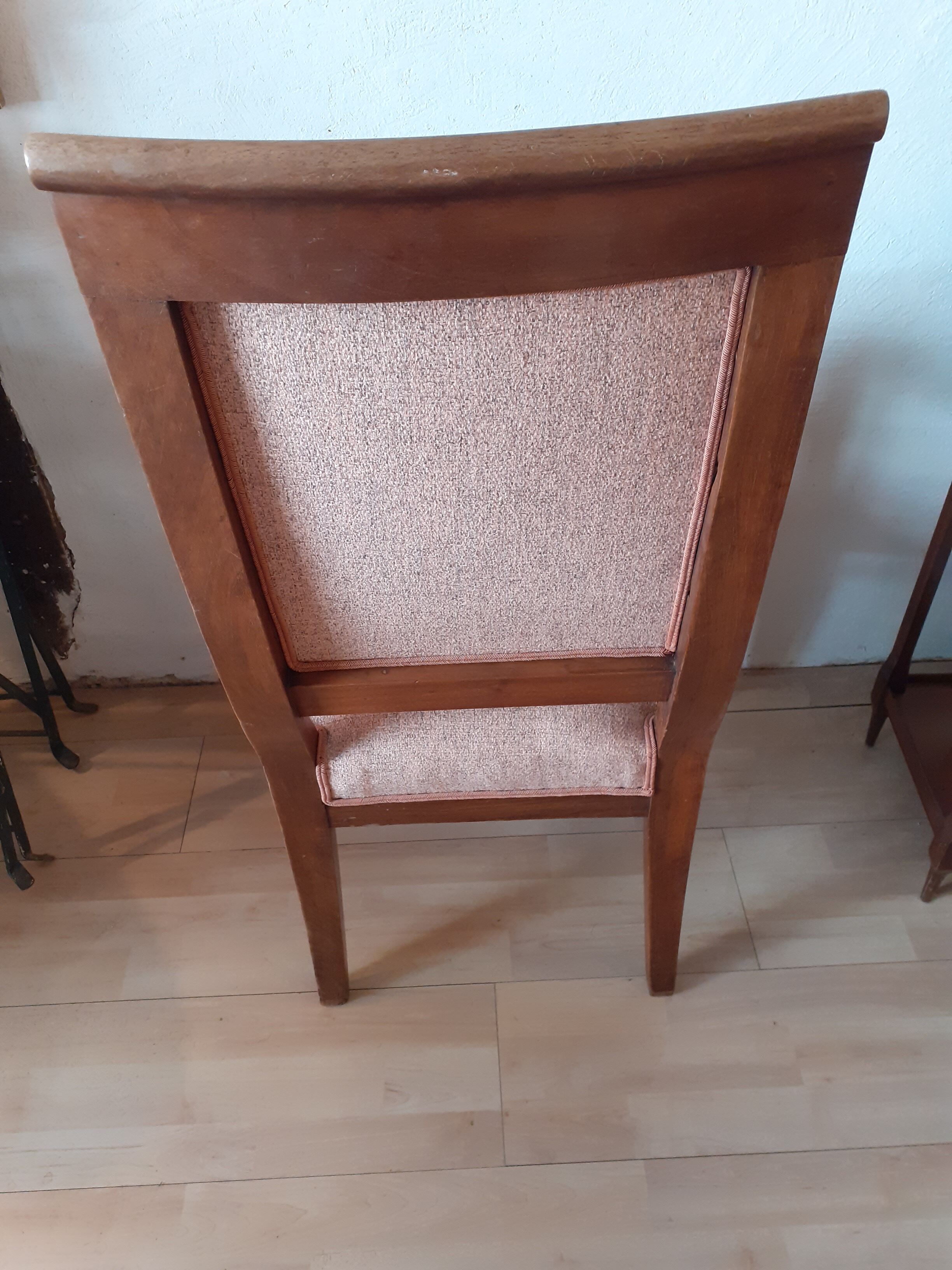 Walnut Empire chair