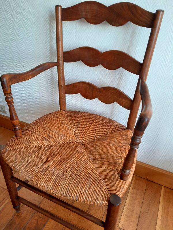Paire de fauteuils de nourrice, style provençal 19ème siècle