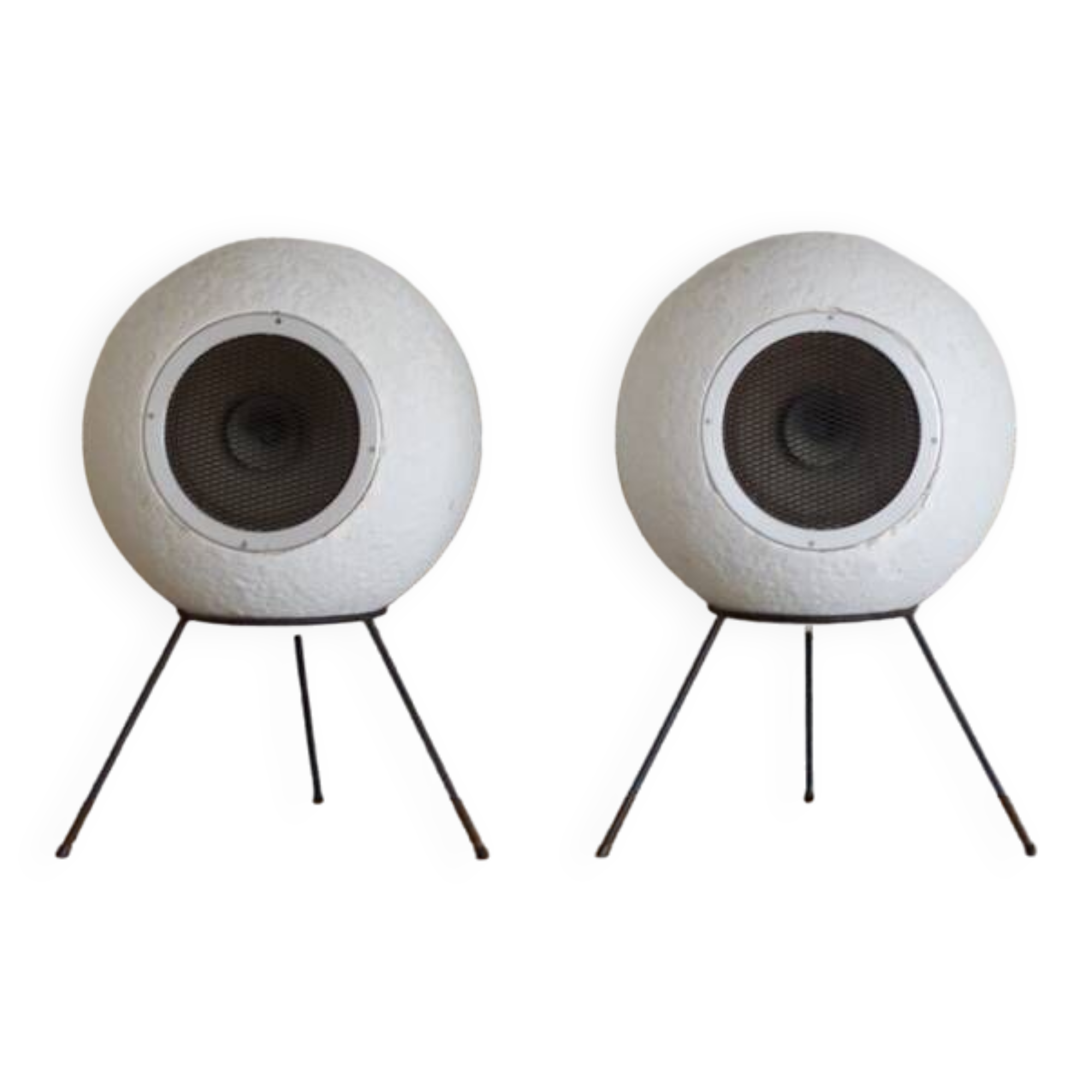 Set of 2 AS40 Bicone Supravox T215s Speakers by Joseph Léon for Elipson - 1960s