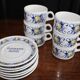 Villeroy and Boch Cadiz Clacquesin porcelain espresso cups