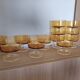 Amber Luminarc glasses/cups