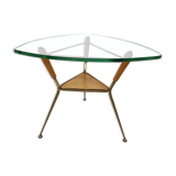 Mid century italian tripod coffee table, 1950s