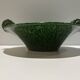 Large vintage Foucard-Jourdan Vallauris green ceramic bowl; 1960s